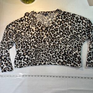 Freshman Black and Brown Cropped Top Size Large